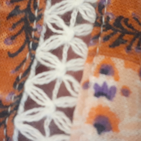 Cotton/ Modal Vintage America Peasant pullover long sleeve top elastic cuffs. - Picture 9 of 10